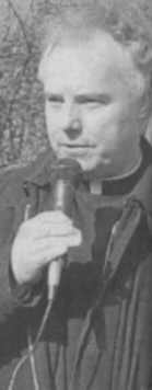 Photograph: Father Brian McCreesh who led the prayers at the Seamus Ludlow Commemoration, is a brother of the late Raymond McCreesh who died in the H Block hunger strike of 1981.